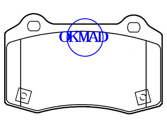 JEEP GRAND CHEROKEE III (WH) brake pad FMSI:D1270-7831 OEM:68003610AA,F1270